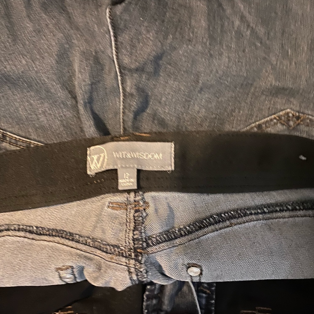 Wit & Wisdom Absolution Grey Bootcut Jeans Size 12 - image 3